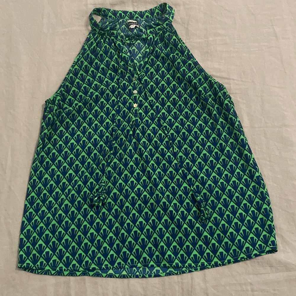 Mud Pie Sleeveless Top Womens Size L.